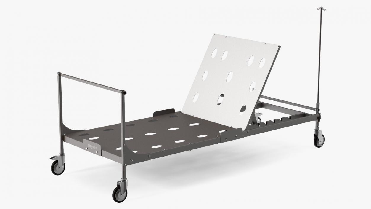 3D model Hospital Folding Bed