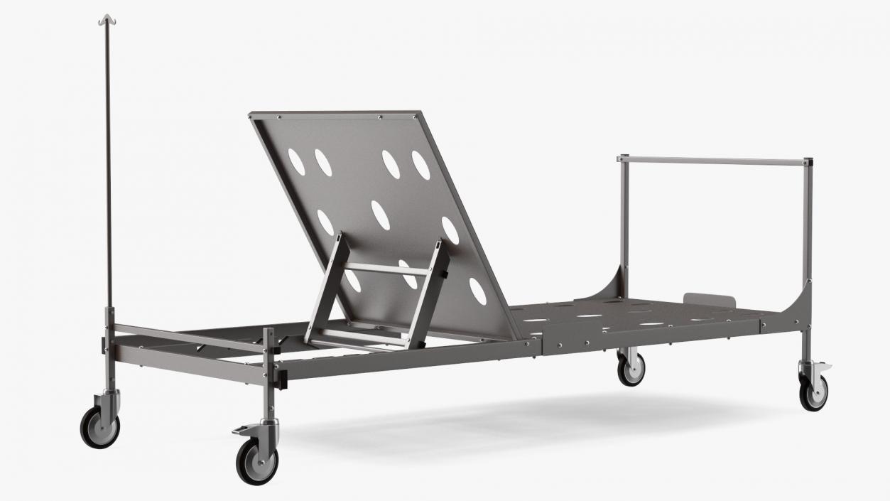 3D model Hospital Folding Bed