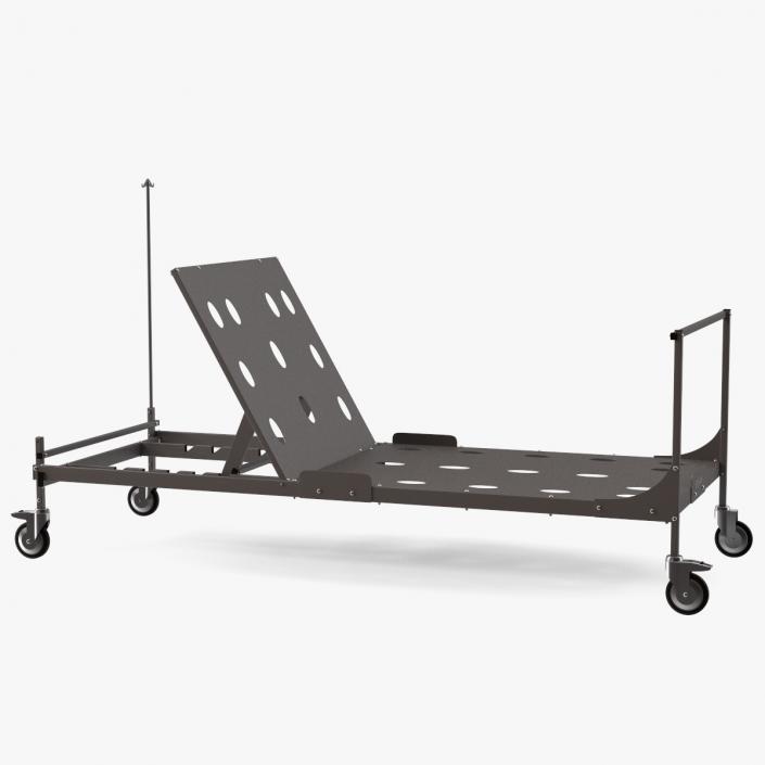 3D model Hospital Folding Bed