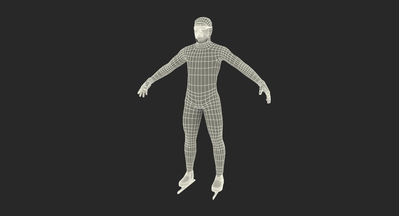 Winter Sport Characters Collection 3D model