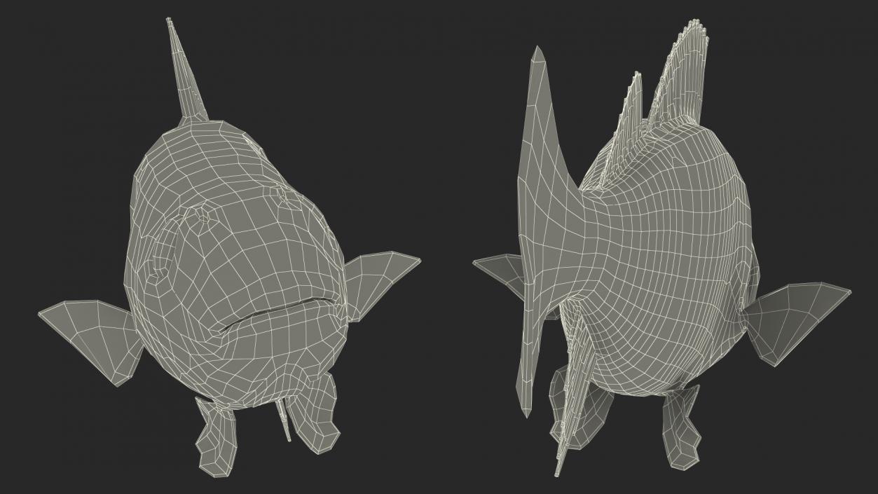 Perca Fluviatilis Rigged 3D model