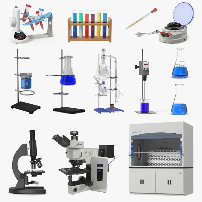 3D Lab Equipment Collection 5