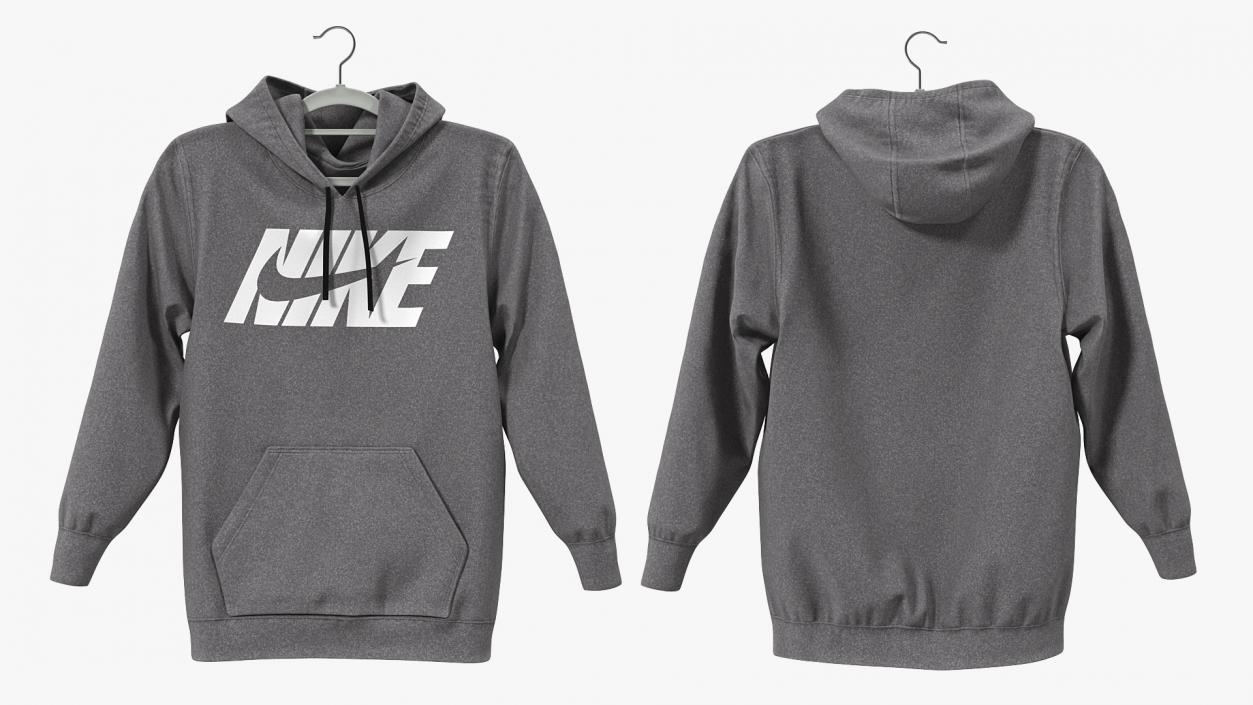 3D Nike Grey Hoodie