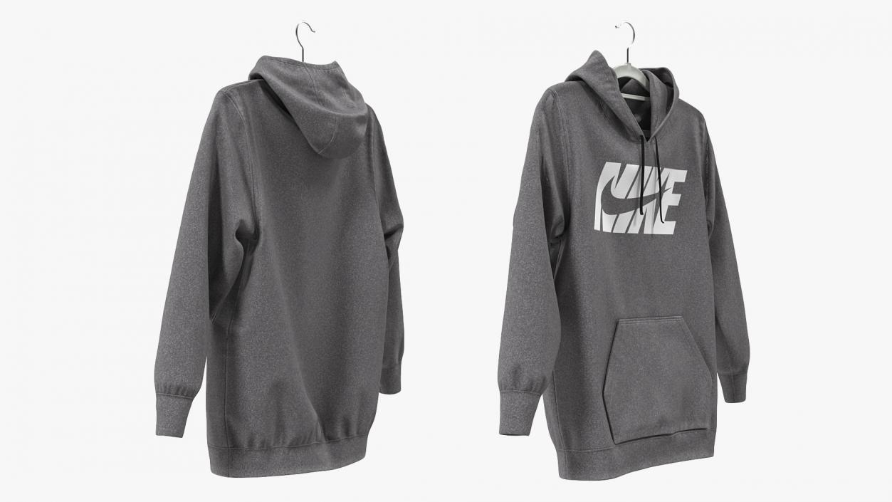 3D Nike Grey Hoodie