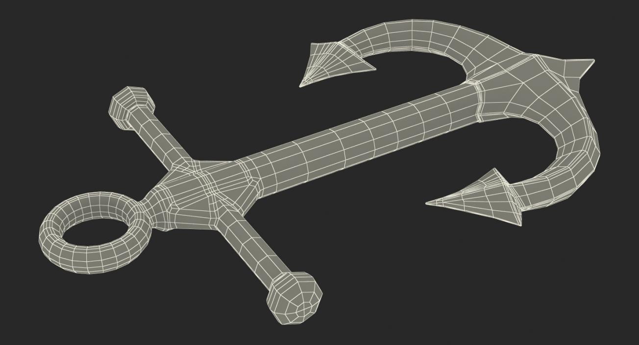 3D model Old Ship Anchor