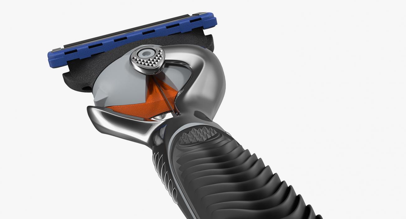 3D Gillette Fusion Mens Razor