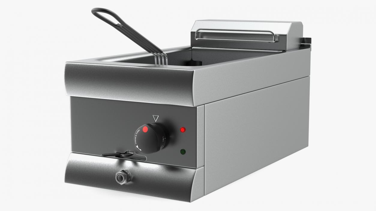 Inox Electric Fryer 3D model