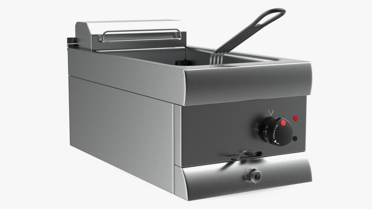 Inox Electric Fryer 3D model