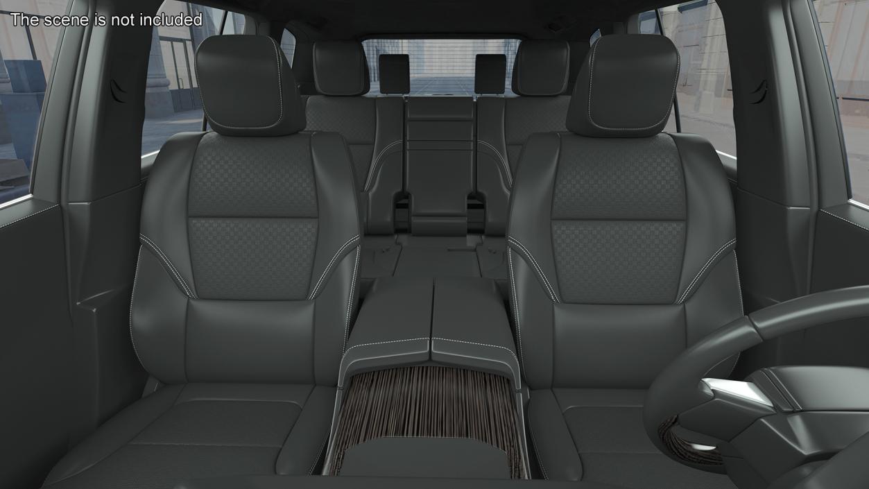 Toyota Land Cruiser Silver Simple Interior 3D