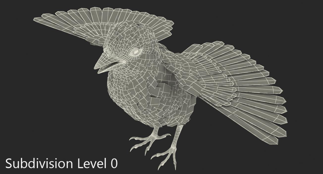 Sparrow T Pose 3D model