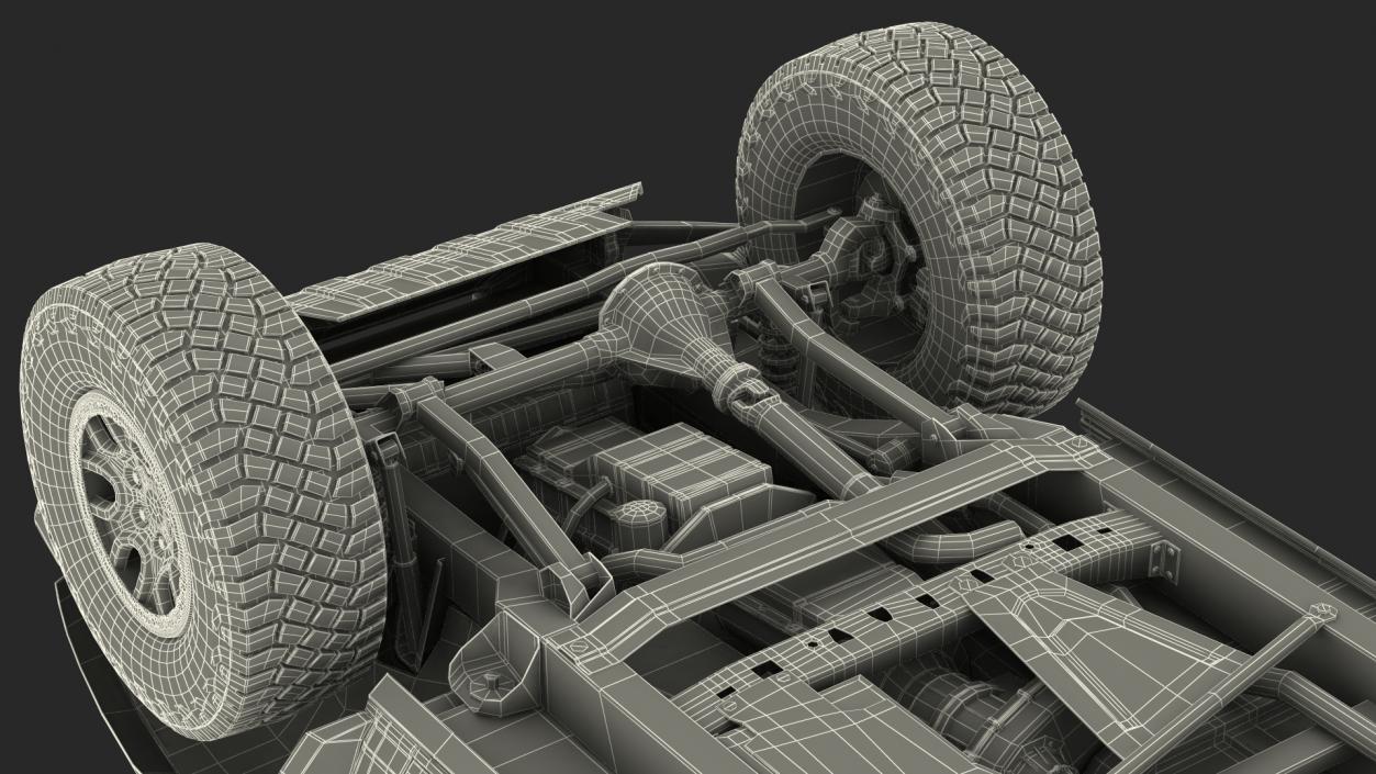 3D model Ford Bronco Concept 2021 Two Door Rigged