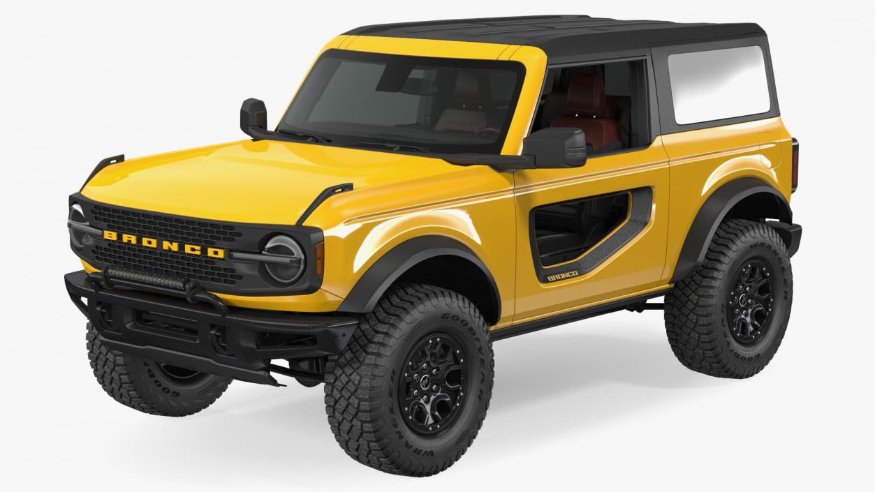 3D model Ford Bronco Concept 2021 Two Door Rigged