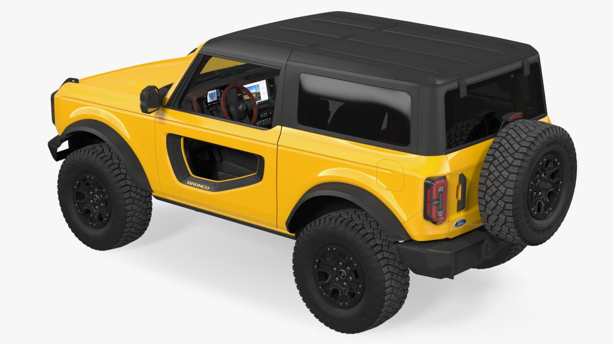 3D model Ford Bronco Concept 2021 Two Door Rigged