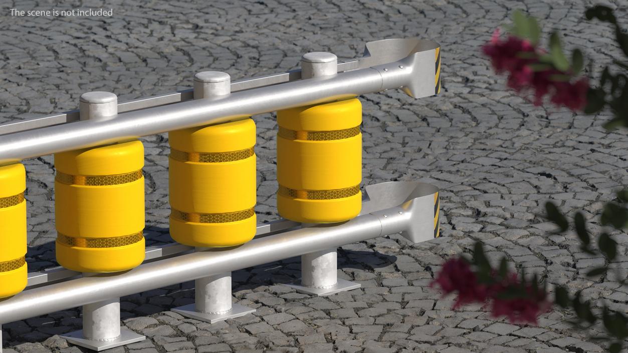 3D Road Barriers Collection 9