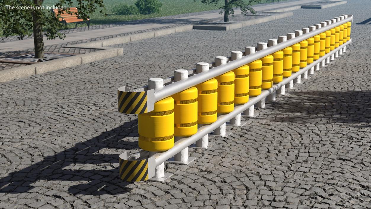 3D Road Barriers Collection 9