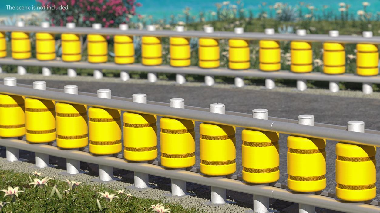 3D Road Barriers Collection 9