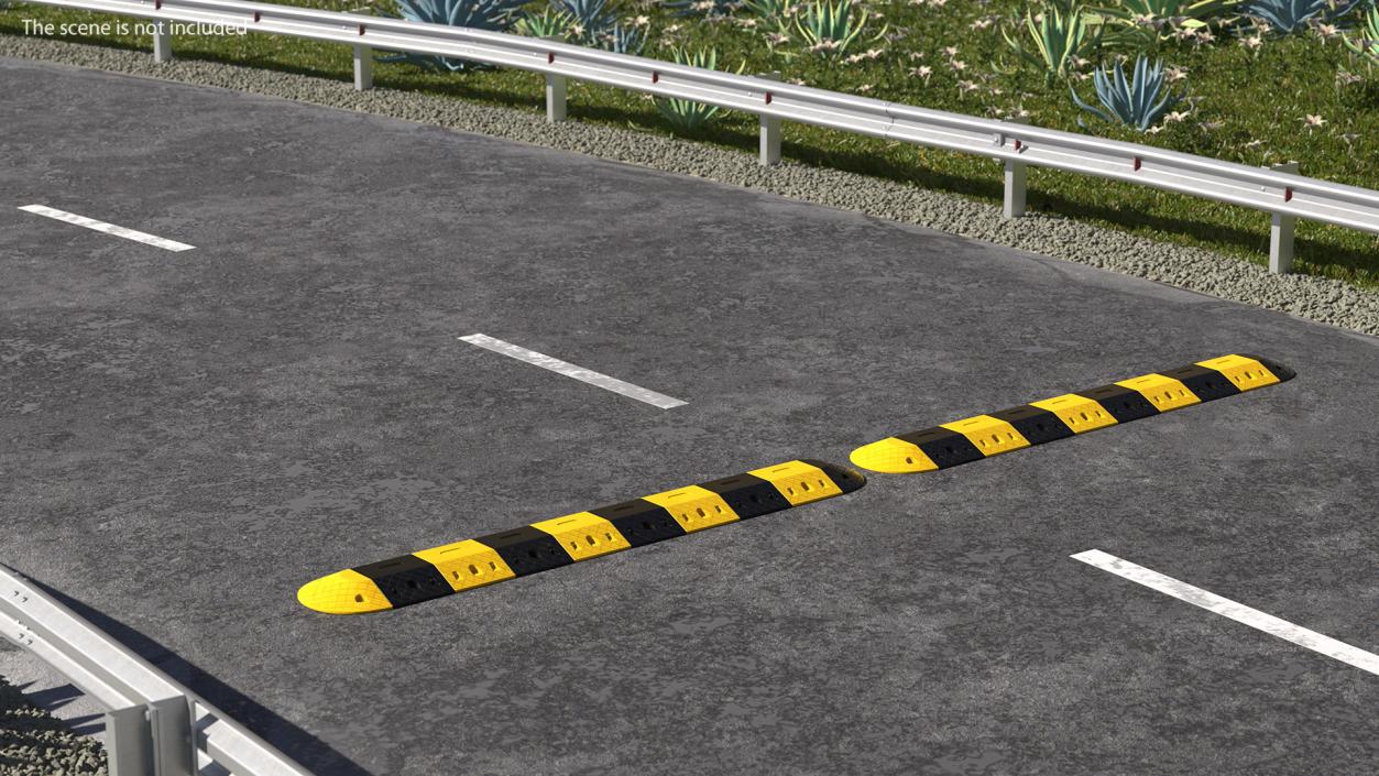 3D Road Barriers Collection 9