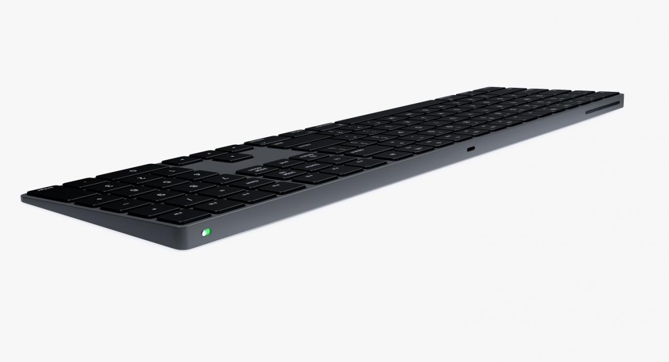 3D Apple Magic Keyboard 2 Black model