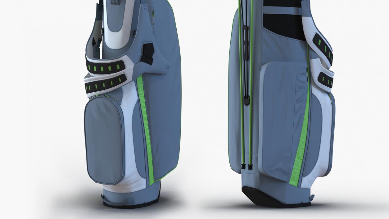 Golf Club Set with Nike Bag 3D