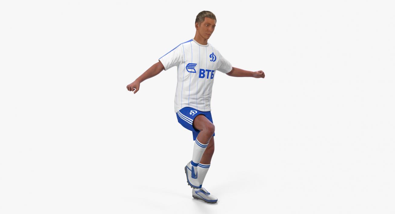 Soccer or Football Player Dynamo Rigged 3D model