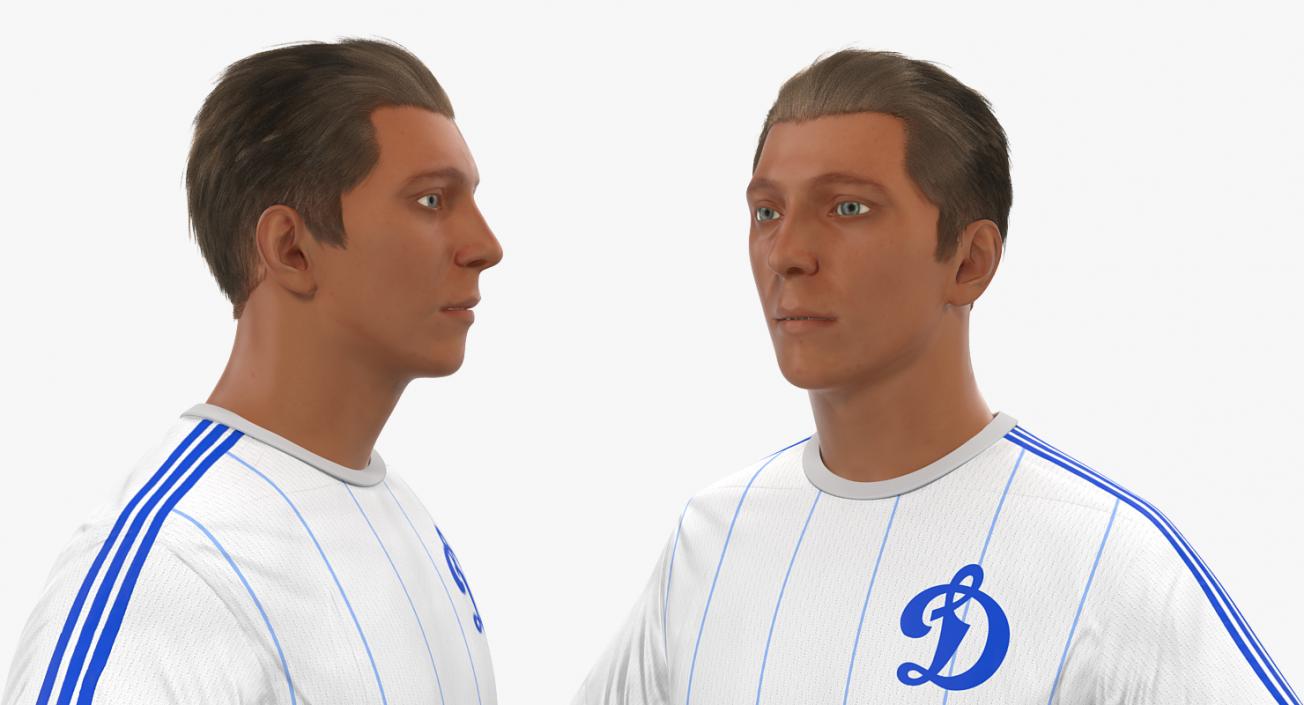 Soccer or Football Player Dynamo Rigged 3D model