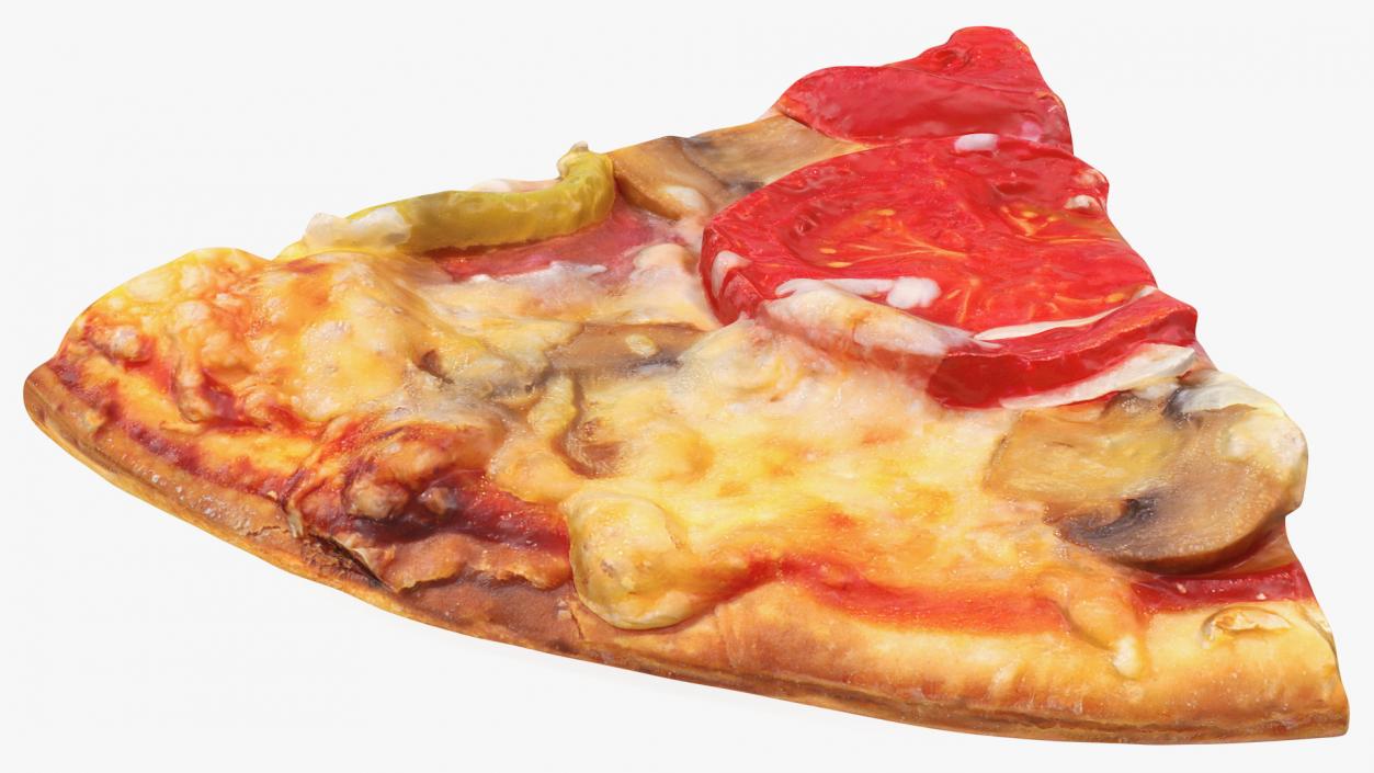 3D Pizza Slice