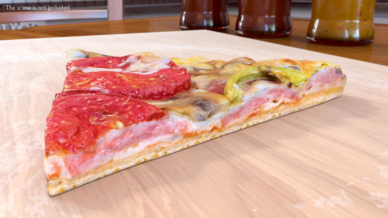 3D Pizza Slice