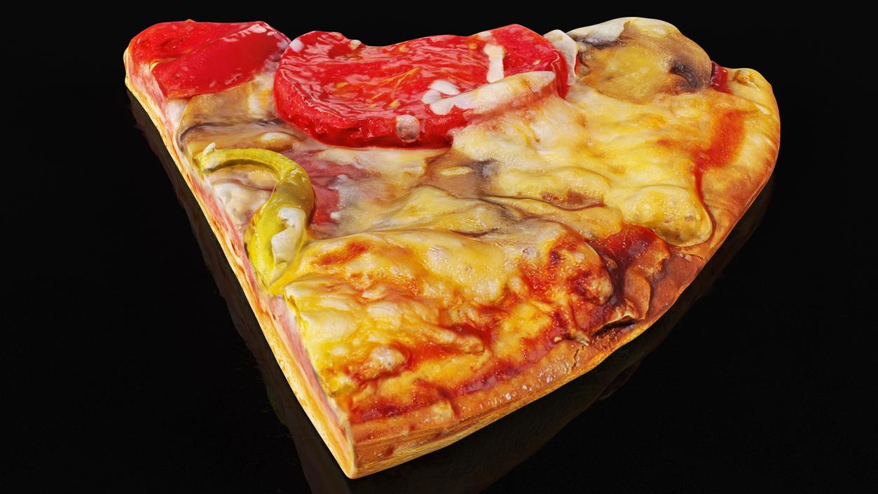 3D Pizza Slice