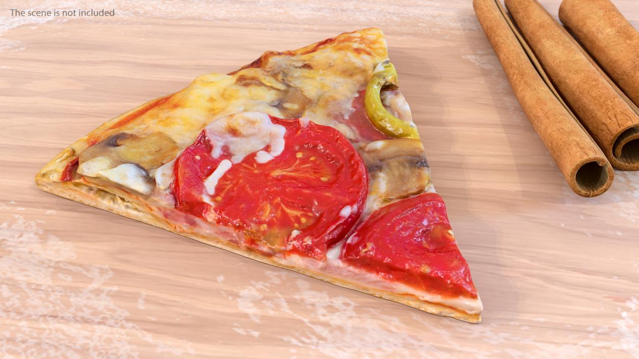 3D Pizza Slice