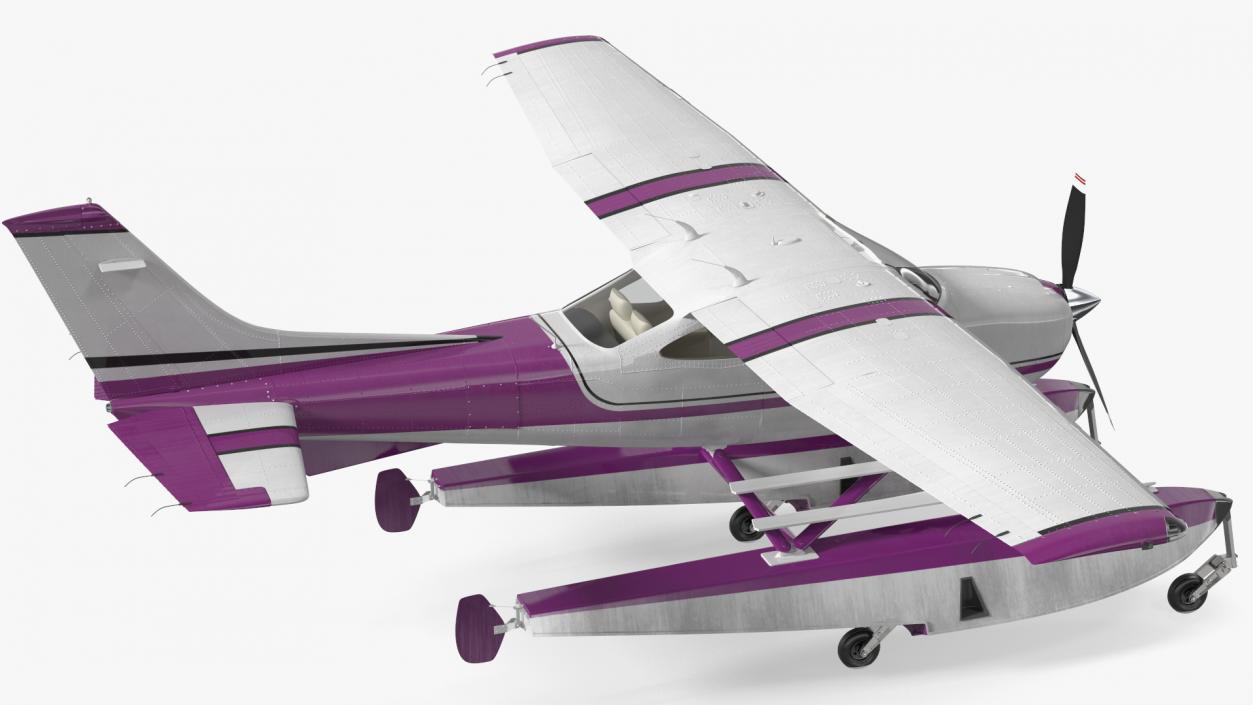 Light Utility Floatplane 3D model