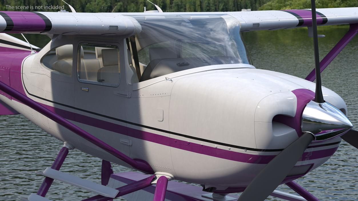 Light Utility Floatplane 3D model