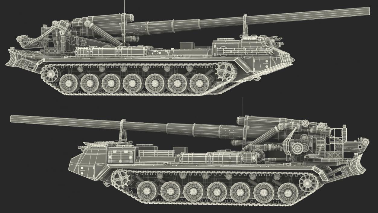 3D Russian Tanks Rigged Collection 4 model