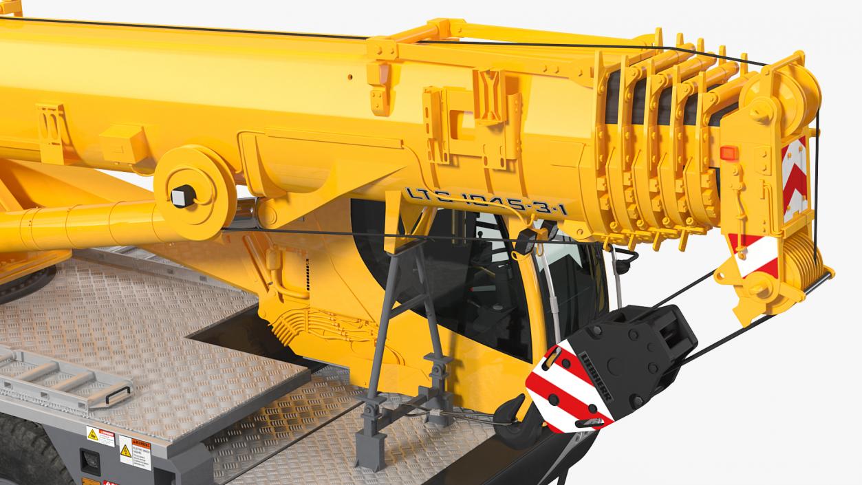 3D Compact Mobile Crane Liebherr LTC 1050 31 Rigged model