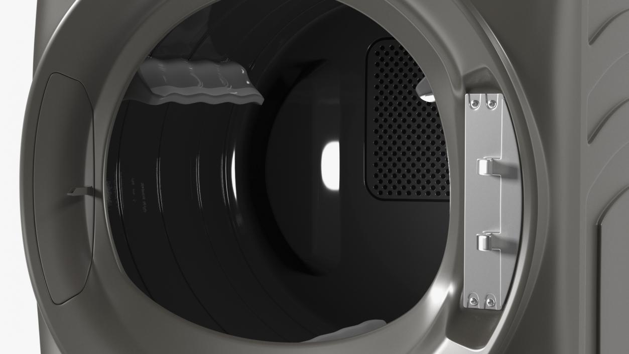 Drying Machine Profile Grey 3D