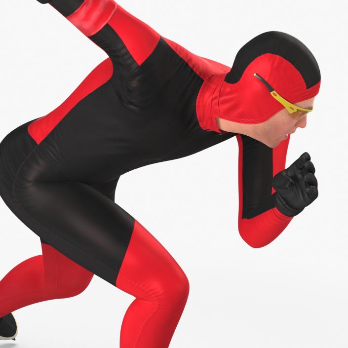 Speed Skater Generic Pose 3 3D