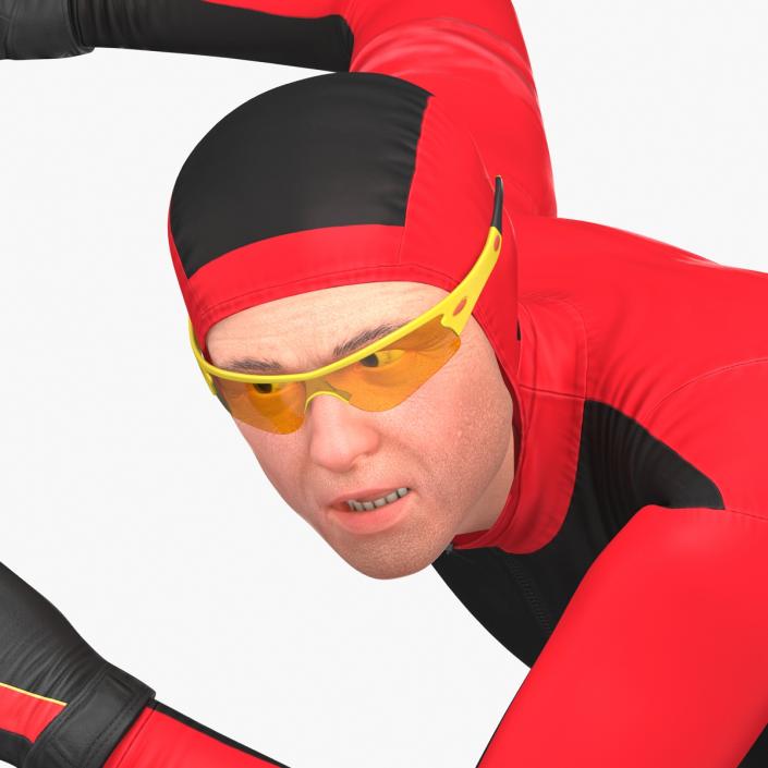 Speed Skater Generic Pose 3 3D