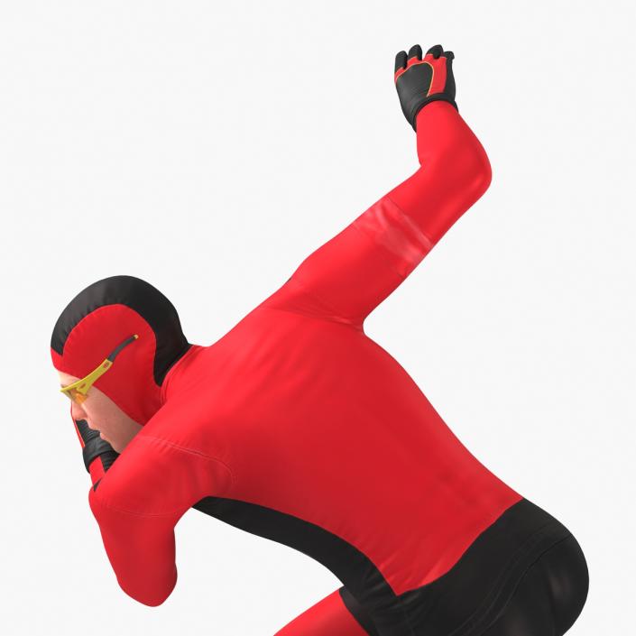 Speed Skater Generic Pose 3 3D