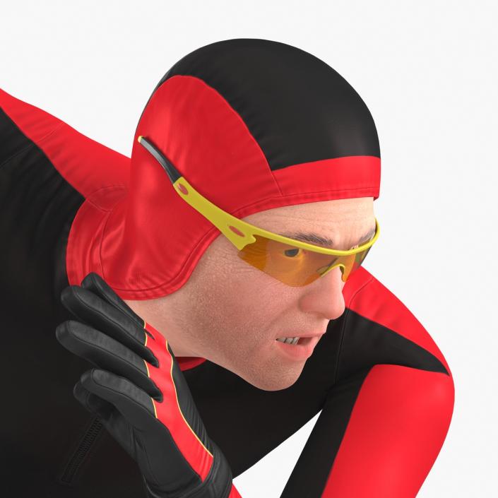 Speed Skater Generic Pose 3 3D