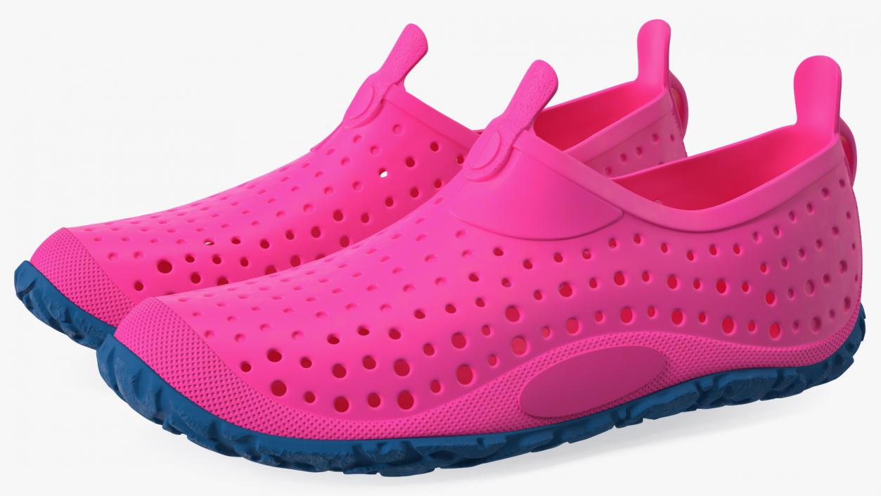 3D Aqua Socks Water Shoes for Kids Pink