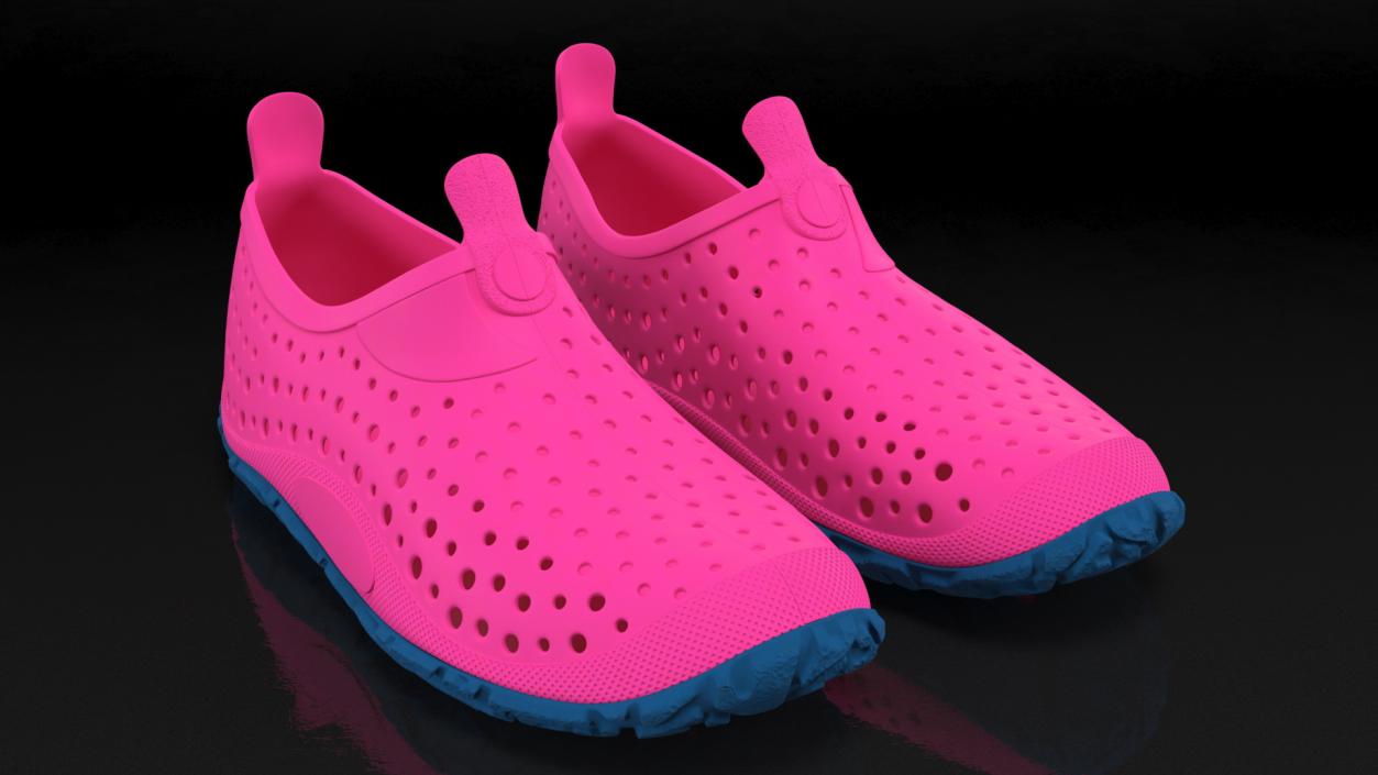 3D Aqua Socks Water Shoes for Kids Pink