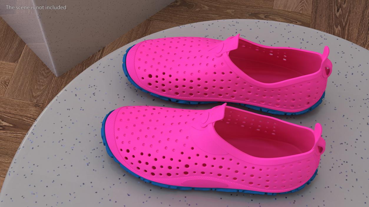 3D Aqua Socks Water Shoes for Kids Pink