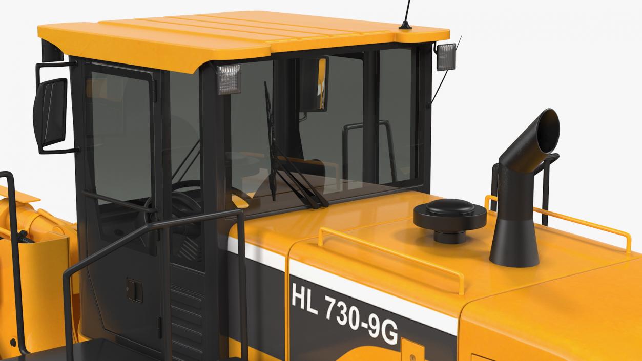 3D model Hyundai HL730 Front End Loader