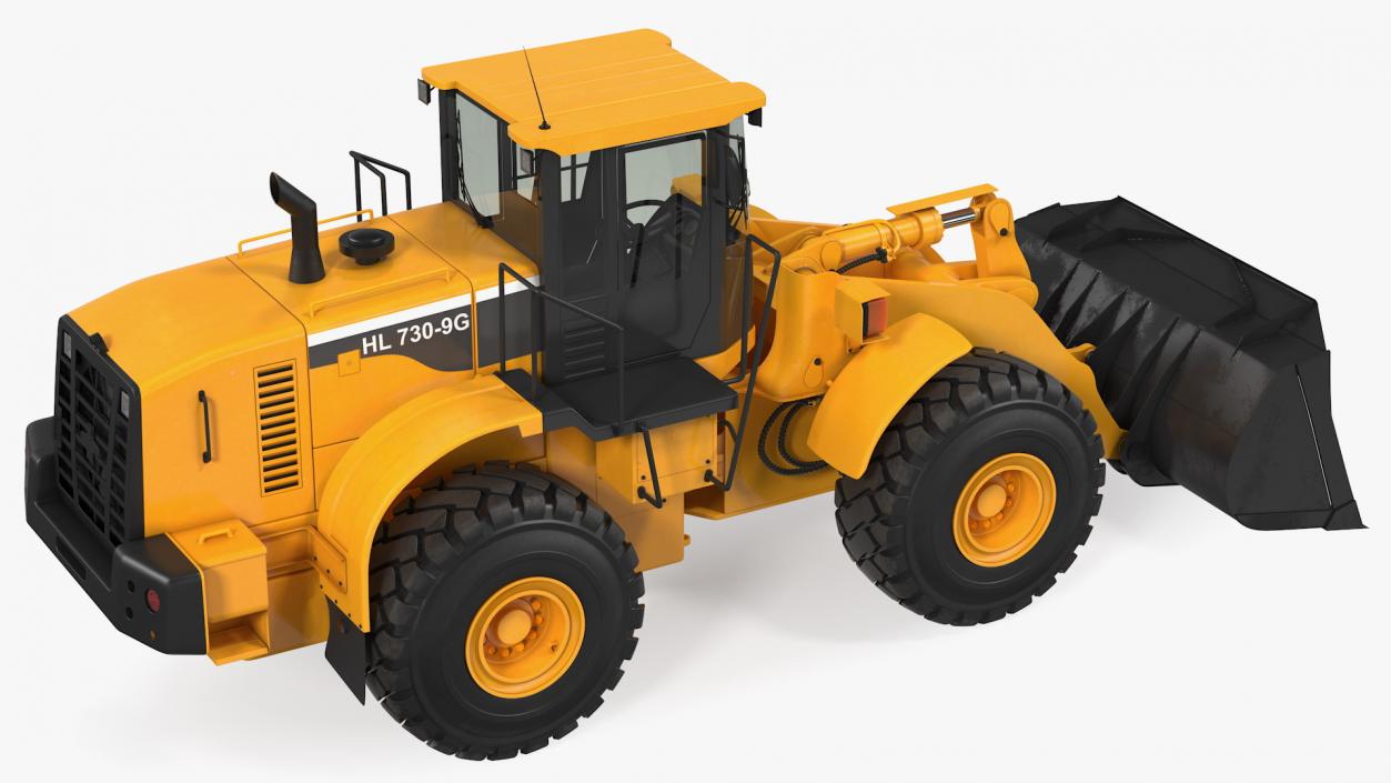 3D model Hyundai HL730 Front End Loader