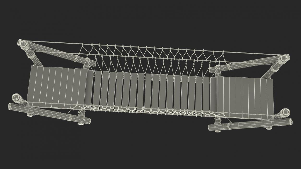 3D model Rope Bridge Kit