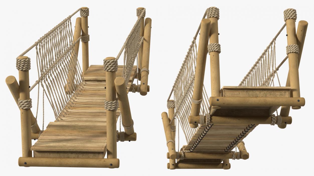 3D model Rope Bridge Kit