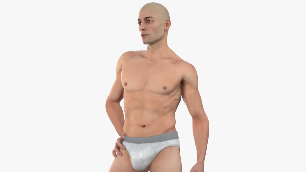 3D model Male Physique Character Rigged