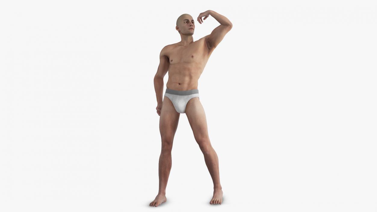 3D model Male Physique Character Rigged