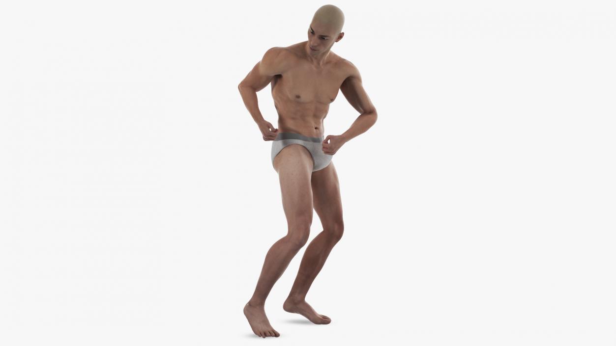 3D model Male Physique Character Rigged