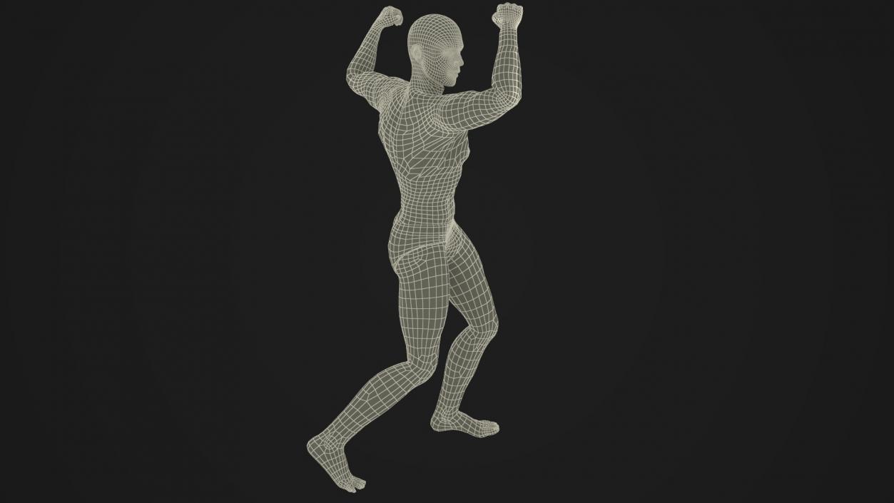 3D model Male Physique Character Rigged