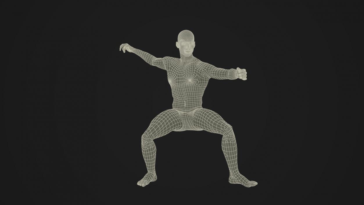 3D model Male Physique Character Rigged